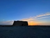 玉門関の夕暮れ